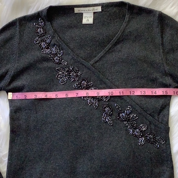 Designer Silk/Cashmere Sweater - Picture 9 of 10